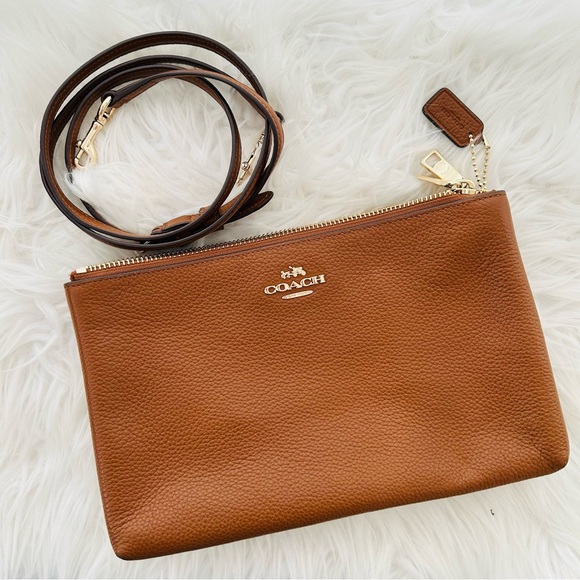 Coach Lyla Pebble Leather Crossbody - Picture 1 of 8